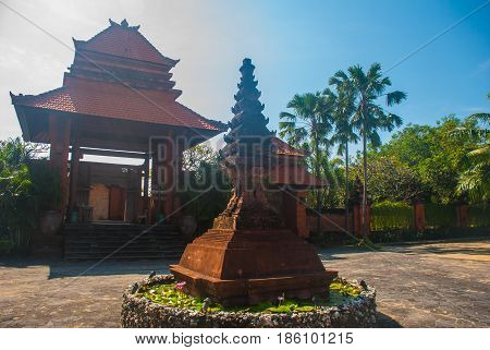 Beautiful Balinese Building Tanjung Benoa. Nusa Dua, Bali