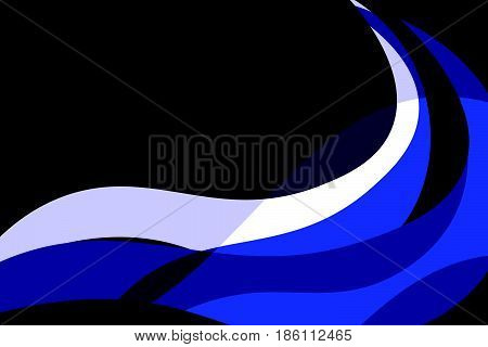 abstract wave colorful background.vector and illustration .