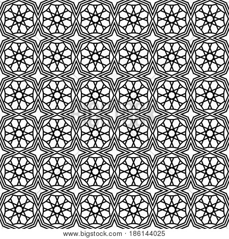 seamless islamic pattern and background vector illustration