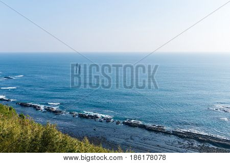 Aoshima Island coast