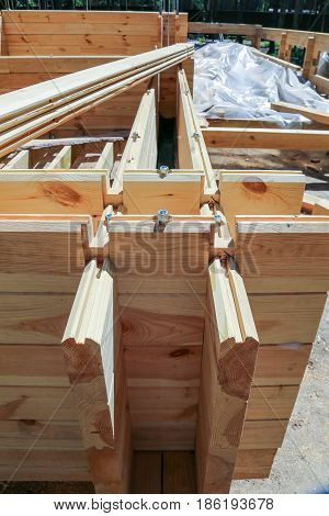 Building Of Wooden House