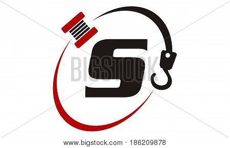 This image describe about Crane Hook Towing Letter S