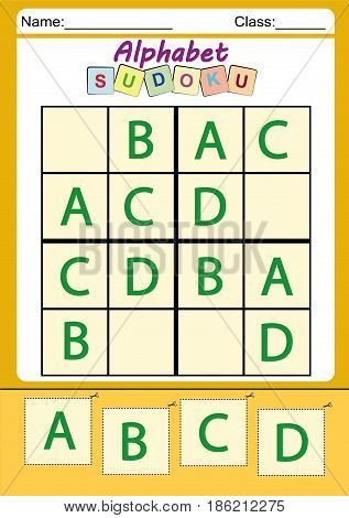 Letter game for kids fine motor worksheet homework