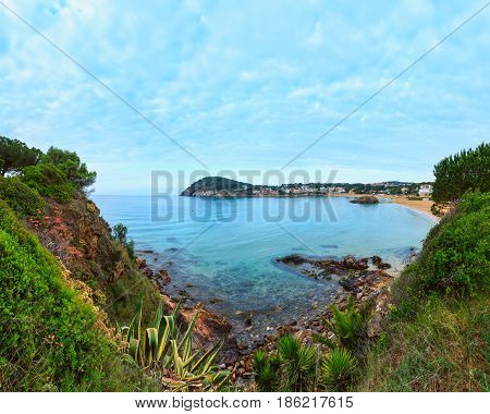 Summer La Fosca Beach, Palamos, Spain.