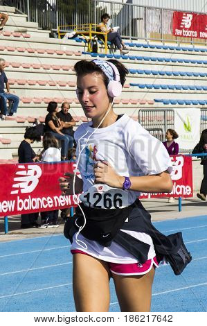 CAGLIARI, ITALY - NOVEMBER 4, 2012: 5th Half Marathon - 4th Delio Serra memorial - Sardinia