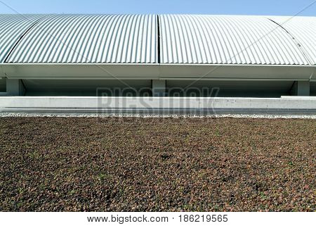 Noise Barriers On The Highway At Bissone