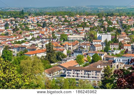 Cityscape of Angouleme, the Charente department of France