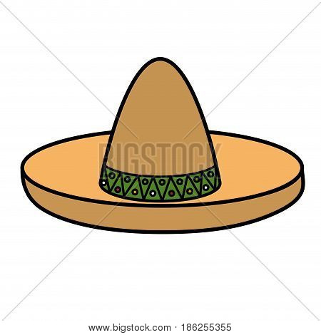 mexican hat isolated icon vector illustration design