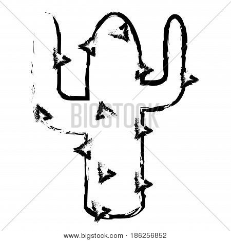 cactus plant isolated icon vector illustration design