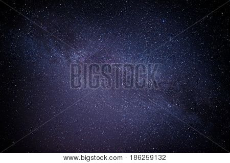 Black Night Sky Plenty Of Stars With