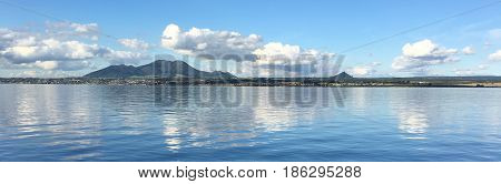 Panoramic Landscape View Of Taupo Town