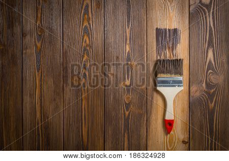 impregnation of boards with a special protective composition from the atmosphere