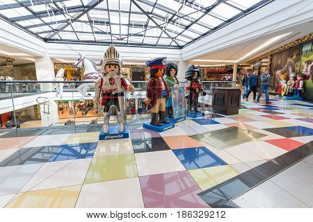 BERLIN - NOVEMBER 30 2015: The new shopping center 