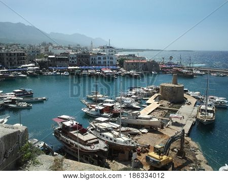 Magnificent Sea Harbour with Beautiful Fishing Boats