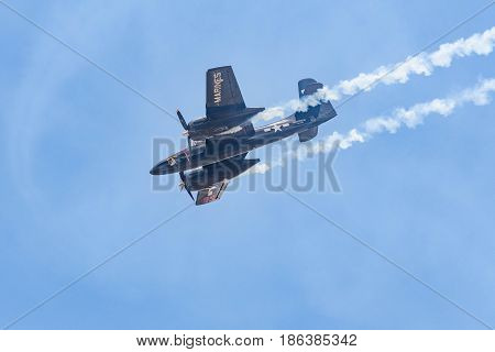 Grumman F7F Tigercat On Display
