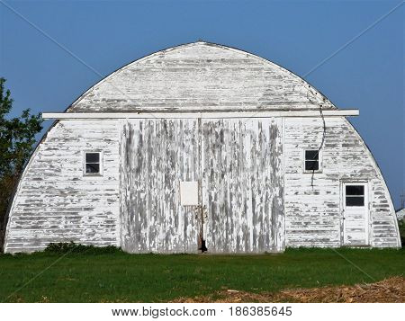 An old storage building that is still being used.