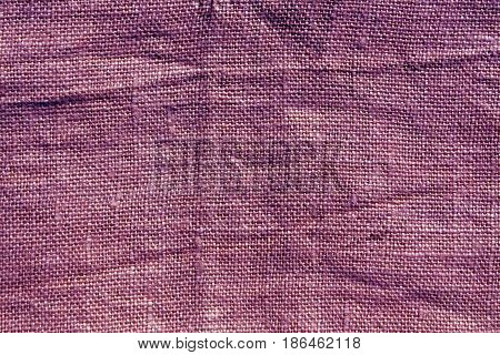 Violet Hessian Sack Cloth Texture.