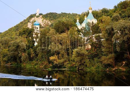 Holy Assumption Lavra - Orthodox monastery in Svyatogorsk Donetsk region