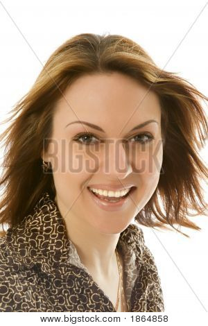 Mode Portrait Of Beautiful Girl
