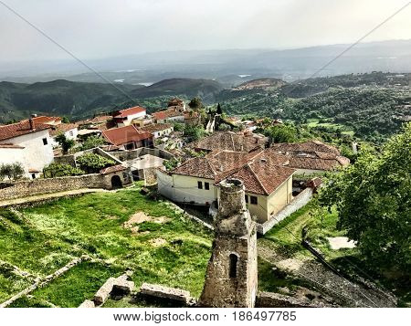 Historical Kastle of Kruje in Albania