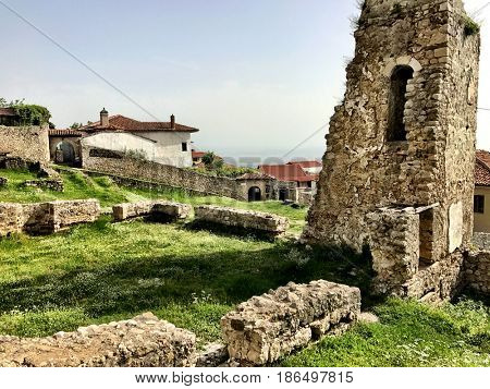 Historical Kastle of Kruje in Albania