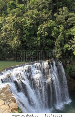 Shifen Waterfall In Shifen, Taipei, Taiwan