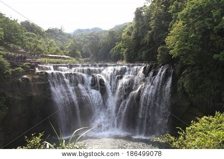 Shifen Waterfall In Shifen, Taipei, Taiwan