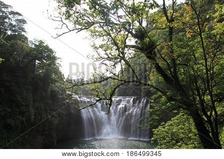 Shifen Waterfall In Shifen, Taipei, Taiwan