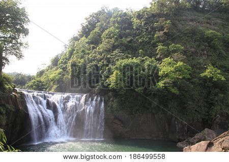 Shifen Waterfall In Shifen, Taipei, Taiwan