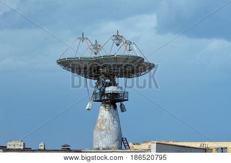 Area 35.(Ploshadka 35 ru.)Sary Shagan.Former Soviet  anti-ballistic missile testing range.Kazakhstan.May 6, 2017.Sary Shagan.Kazakhstan