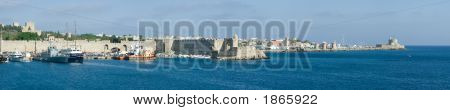 Panorama de port de Rhodes