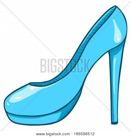 Vector Turquoise Women Highheels Shoes