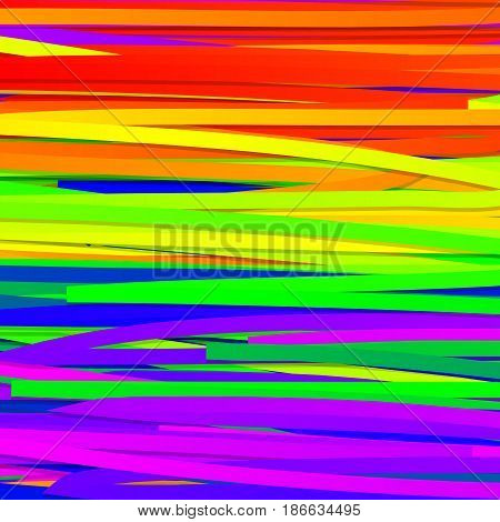 Color abstraction. Background of multi-colored stripes. Vector illustration.