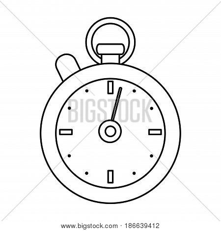 analog chronometer icon image vector illustration design