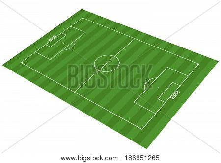 Football Field - Vector Illustration