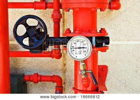 Hardware fire control system for large buildings
