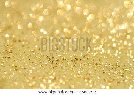 glitter oro scintilla sfondo polvere