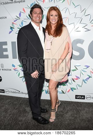 LOS ANGELES - MAY 06:  Angie Everhart and Carl Ferro arrives for the Kaleidoscope 5 on May 6, 2017 in Culver City, CA