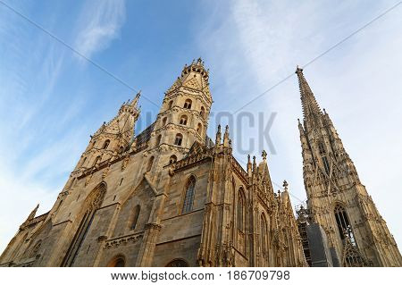 Saint Stephen Cathedral In Vienna, Austria