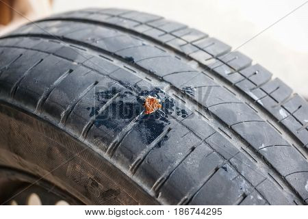 Tubeless Tire Puncture Repair Kit for Car and Bike