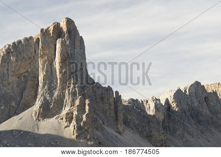 Aiguilles du Ansabere in Lescun Cirque. Aspe Valley, Pyrenees, France.