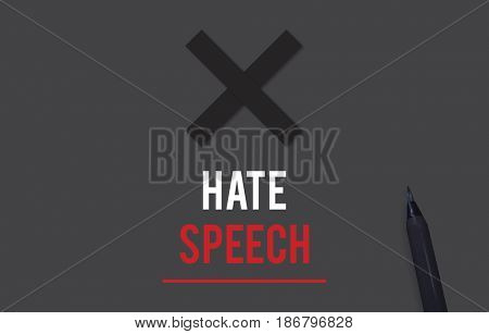 Hatred Rage Animosity Negative Hate Speech