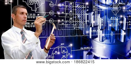 Engineering industrial technology. Manufacturing industry. engineer designer