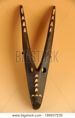 Carnival mask of an Ox traditional of Sardinia island, Italy