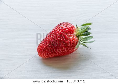 Strawberry On A White Background