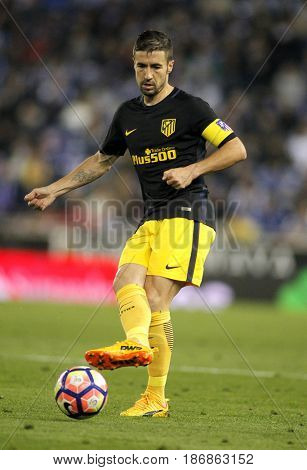 BARCELONA, SPAIN - MAY, 6: Gabi Fernandez of Atletico de Madrid during a Spanish League match against RCD Espanyol at the RCDE Stadium on May 6 2017 in Barcelona Spain