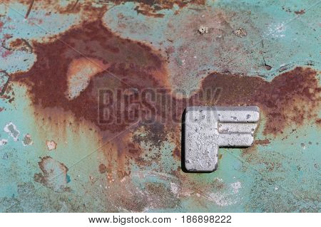 Detail of an old pick up truck in rural Virginia
