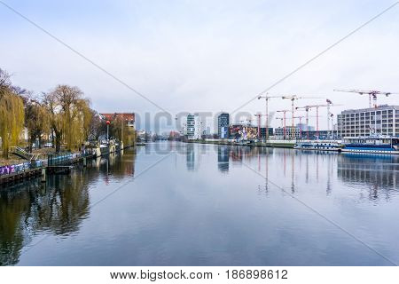 BERLIN, GERMANY- December 24, 2016: Tv tower or Fersehturm on December 24, 2016. BERLIN, Germany.