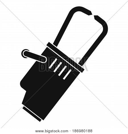 Welding equipment icon in simple style isolated vector illustration