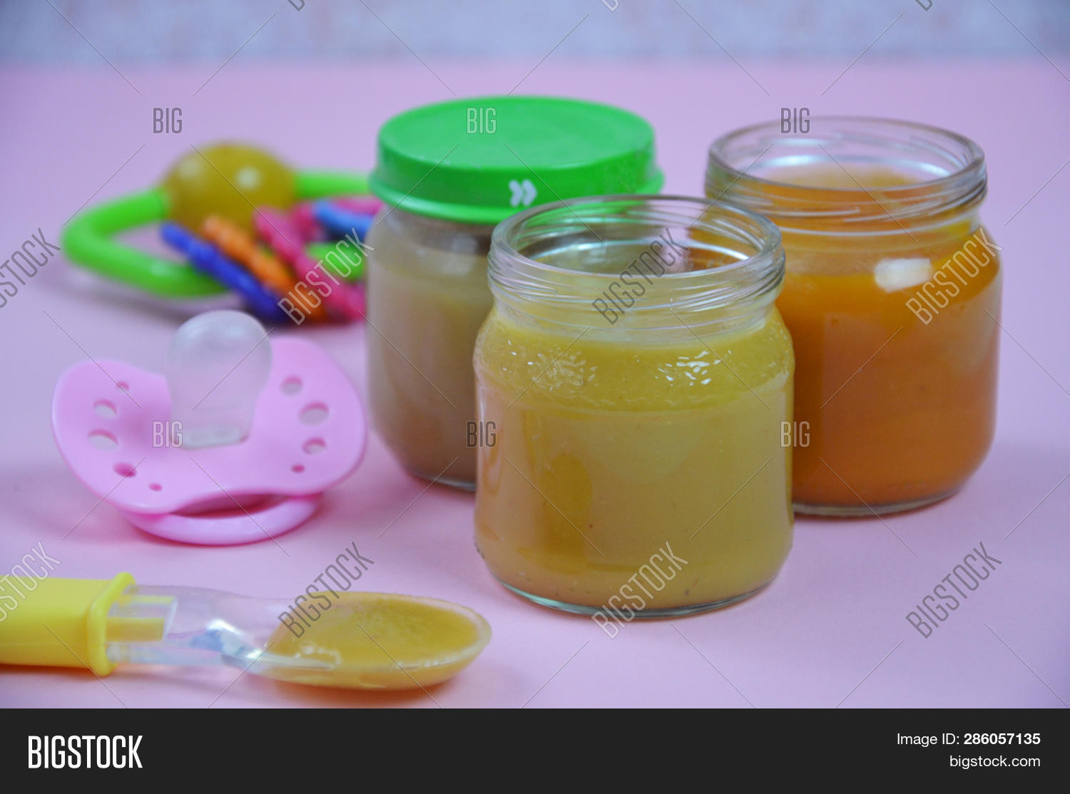 Natural Baby Food Jar Image & Photo (Free Trial) | Bigstock